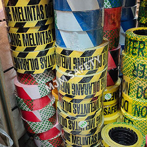 Supplier police line pvc dan pe grosir