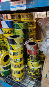 Safety Line Ungu Putih 2×500m untuk area radiasi atau laboratorium